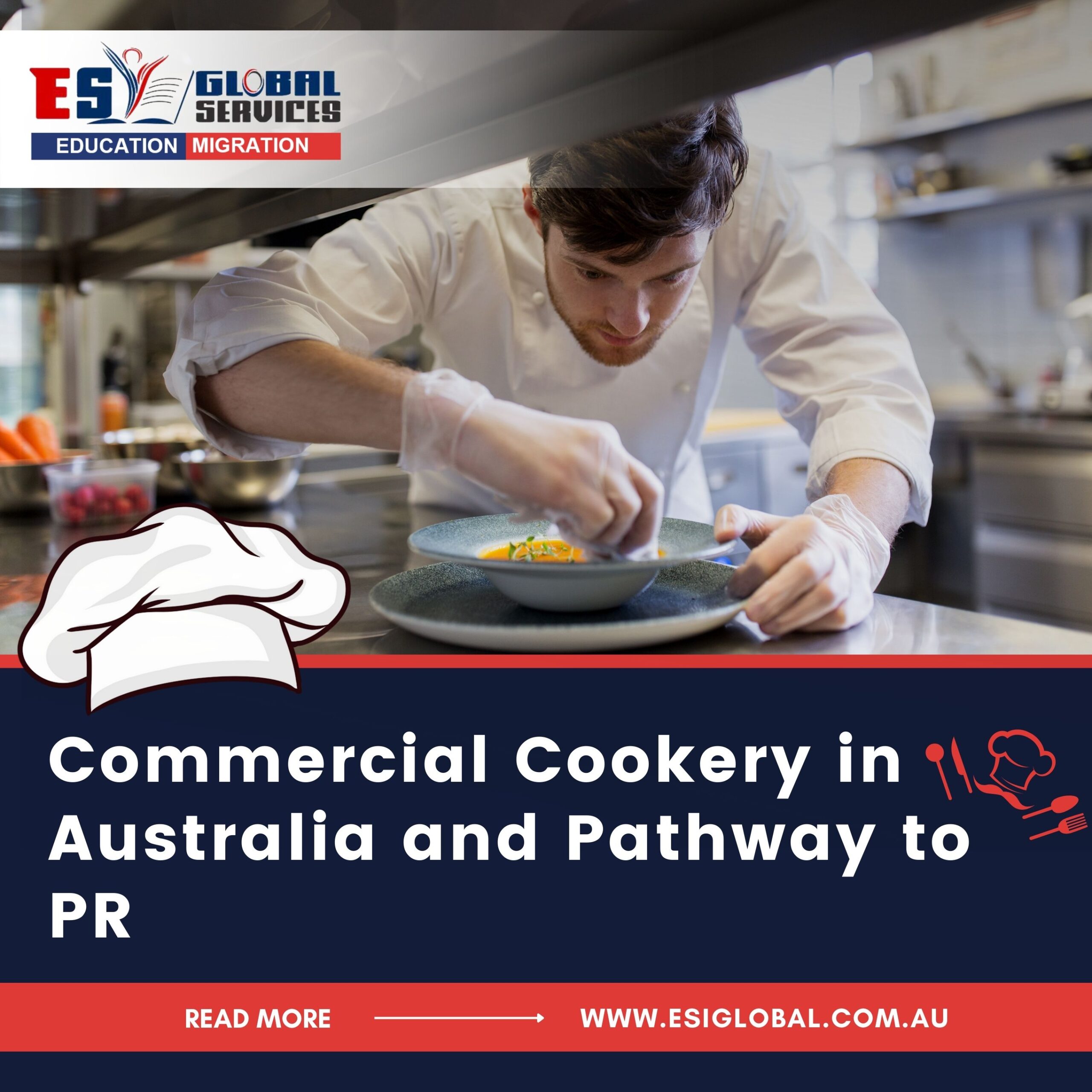 Commercial Cookery in Australia and Pathway to PR